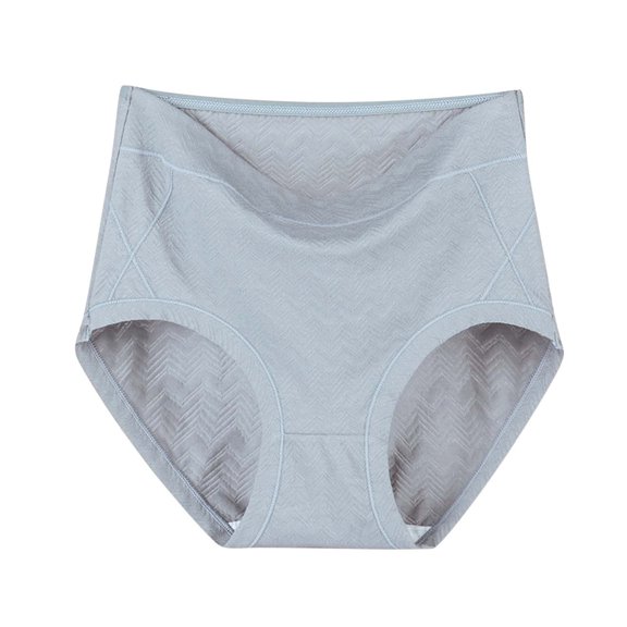 HOMBOM Brief Panties for Women Clearance Cotton Plus Size Blue Underwear Women Pack XXXXXL