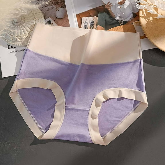 HOMBOM Brief Women Panties Pack Cotton Breathable Navy Womens Underwear XL