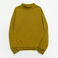thumbnail image 1 of HOMBOM Brown Sweatshirts Women Crew Neck Lightweight Plain Soft Pullover Long Sleeve Casual Sweatshirt XL, 1 of 8