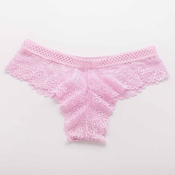 HOMBOM Cheeky Panties for Women Pack Sexy Cotton Breathable Pink Underwear Women Pack XL