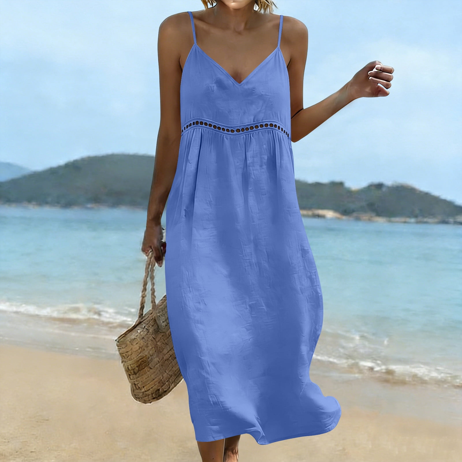 linen graduation dress Berylove Women White Graduation Dress A Line Spaghetti Straps Midi Grad Ceremony Dress, White / custom