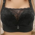 thumbnail image 1 of HOMBOM Full Coverage Todays Daily Deals Bras Wire-Free Plus Size Push-Up Black Daily Bra XXL, 1 of 3