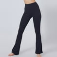thumbnail image 1 of HOMBOM High Waist Flare Leggings for Womens Buttery Soft Seamless Compression Black Activewear Ladies Pants L, 1 of 7
