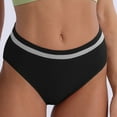 thumbnail image 1 of HOMBOM Hipster Cotton Panties for Women Sexy Breathable Black Womens Underwear XL, 1 of 8