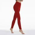 thumbnail image 1 of HOMBOM Leggings for Womens High Waist Buttery Soft No Seam Red Yoga Sports Fitness Ladies Pants S, 1 of 3