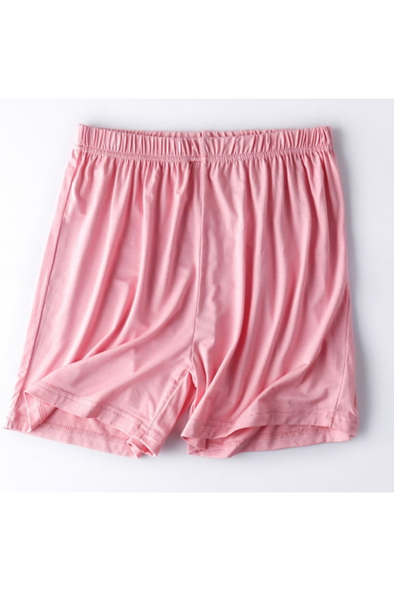 Pajamas For Women Plus Size Elastic Waist Pajama Shorts Lounge Bottom Pink Sleep Pants