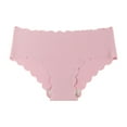 thumbnail image 1 of HOMBOM Panties for Women Cheeky Bamboo Cool Briefs Pink Low Rise Mid Waist Seamless Ladies Underwear No-Show L, 1 of 2