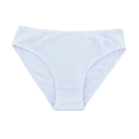 HOMBOM Panties for Women Hipster Cotton White Plus Size Womens Underwear L