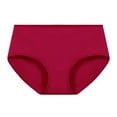 thumbnail image 1 of HOMBOM Period Panties for Women Briefs Red Seamless Leakproof Plus Size Spandex Full Coverage Ladies Underwear XS, 1 of 2