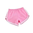 thumbnail image 1 of HOMBOM Pink Shorts for Women High Waisted Comfy Solid Color Gym Workout Shorts Plus Size Shorts L, 1 of 2