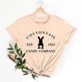 thumbnail image 1 of HOMBOM Short Sleeve Easter Tops Women Religious Beige Crew Neck Easter Letter Print T-shirt Summer Tops XL, 1 of 3