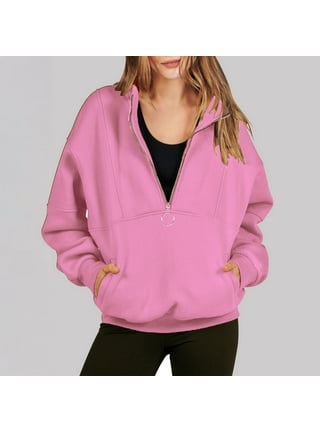 Pink Half Zip