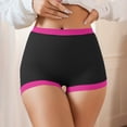 thumbnail image 1 of HOMBOM Womens Boxer Briefs Panties Nylon Seamless Pink Tummy Control Low Rise Underwear for Ladies Stretch S, 1 of 8