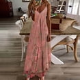 thumbnail image 1 of HOMBOM Womens Dresses Summer Sundresses Sleeveless Floral Long Vacation Hawaiian Slip Dress for Women Casual, 1 of 5