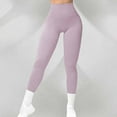 thumbnail image 1 of HOMBOM Womens Leggings No Front Seam Purple Winter Sports High Waisted Pants for Ladies Fitness S, 1 of 3