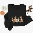 thumbnail image 1 of HOMBOM Womens Merry Christmas Sweatshirts Lightweight Pullover Funny Black Long Sleeve Fall Crewneck Tops for Womem, 1 of 6