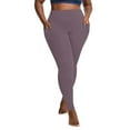 thumbnail image 1 of HOMBOM Womens Plus Size Leggings No Seam High Waisted Purple Non See Through Sports Pants for Ladies Gym 5XL, 1 of 6