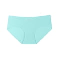 thumbnail image 1 of HOMBOM Womens Underwear Cheeky Briefs Blue Nylon Seamless Full Coverage Hipster Panties for Ladies XL, 1 of 2