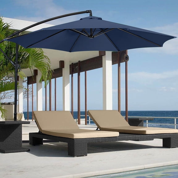 HOMBOTI 15ft Large Patio Umbrellas, Double Sided Outdoor Table Umbrella, Heavy Duty Market Umbrella for Pool Garden Backyard