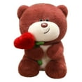 thumbnail image 1 of HOMBOTI Bear with Rose Plush Toy Cute Bear Stuffed Animal Gifts for Kids for Birthday, Valentines, Christmas, 1 of 7