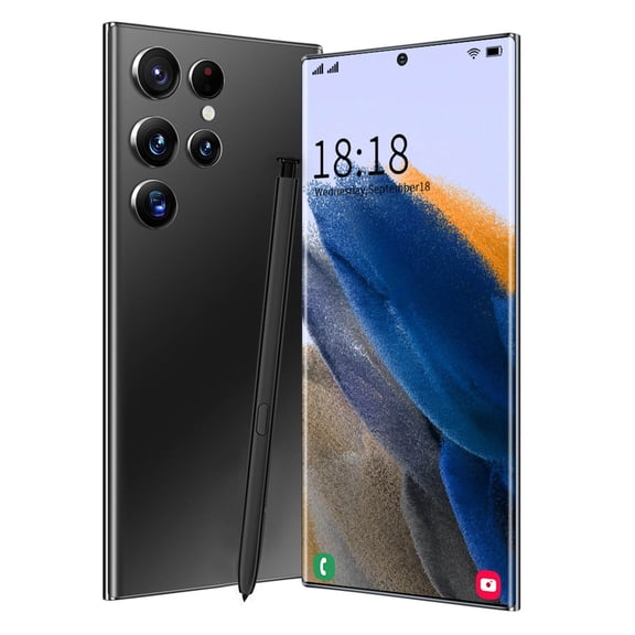 HOMBOTI Cell Phone Clearance Smartphone Straight Talk S23 4G Smartphone 6.79-inch HD Standby Card Slot 3+64G Memory 4600mAh Battery Support Extension 128g Face Unlock