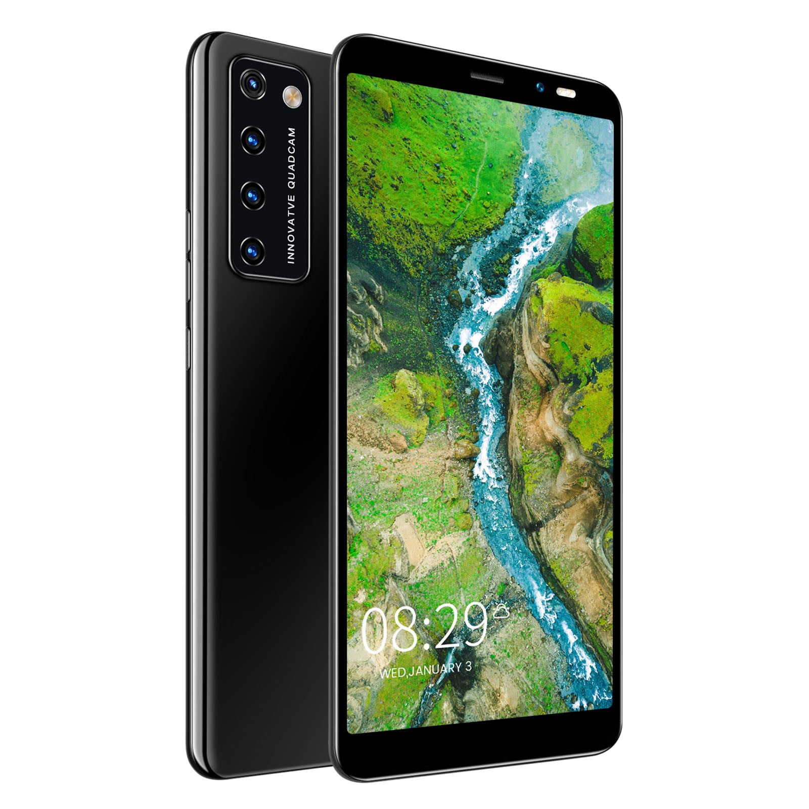 HOMBOTI Cell Phone Clearance Smartphone Straight Talk Smartphone Rino4 Pro Android 4.4.2 512MB 4GB SIM Phone Finger Face ID 2200mAh 5.45 Inch Celular