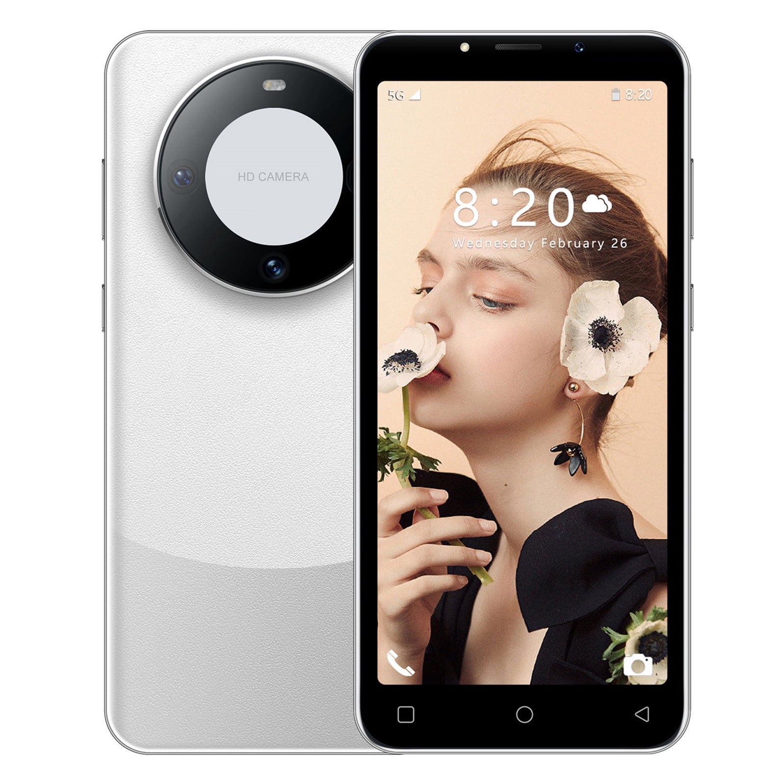 HOMBOTI Cell Phone Clearance Unlocked Phone Phone Water Drop Screen Android 8.1