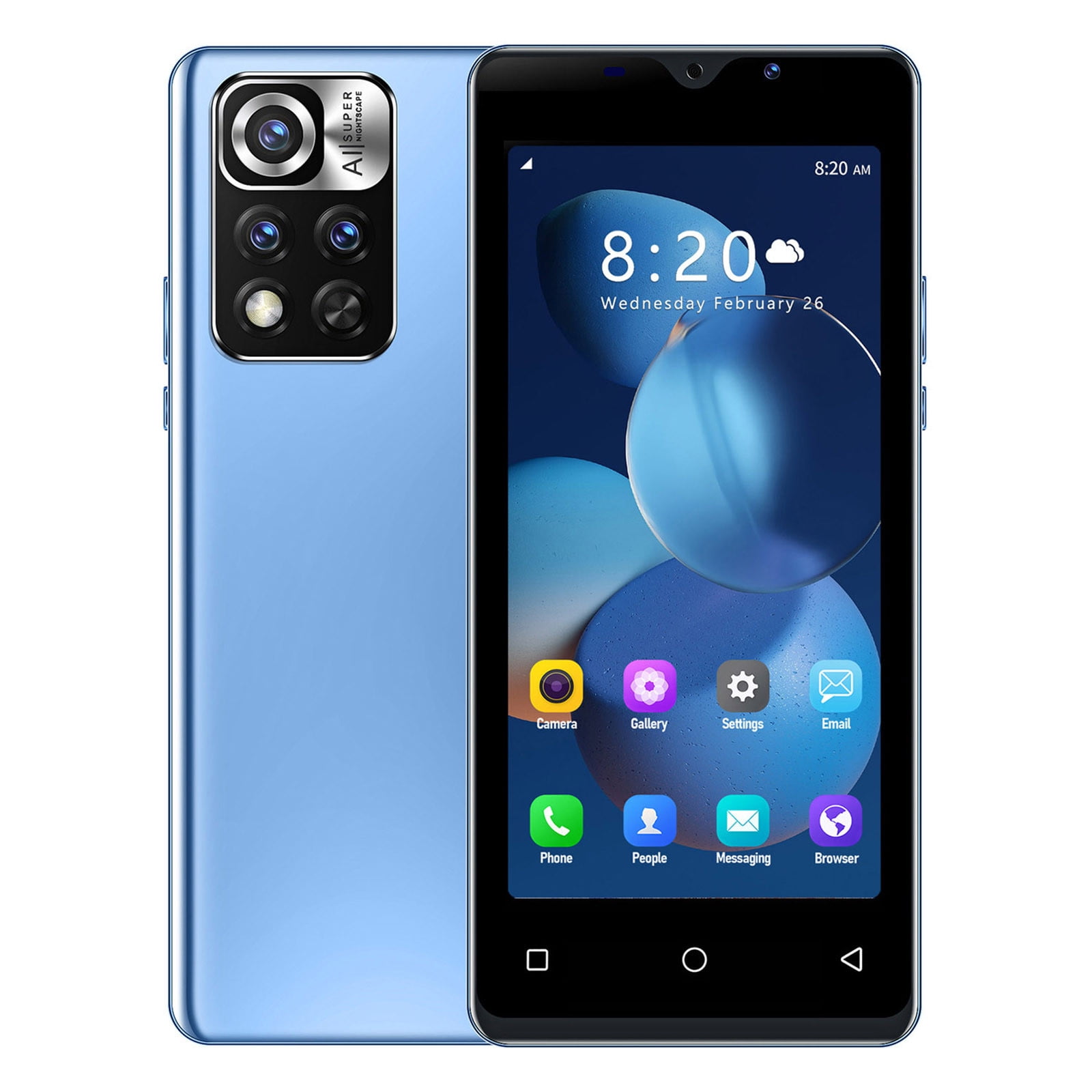 HOMBOTI Cell Phone Clearance Unlocked Phone US Standard U8 Smart Phone 1GB+8G-core With GPS 4.42-inch Android 1500Mah Mobile Phone