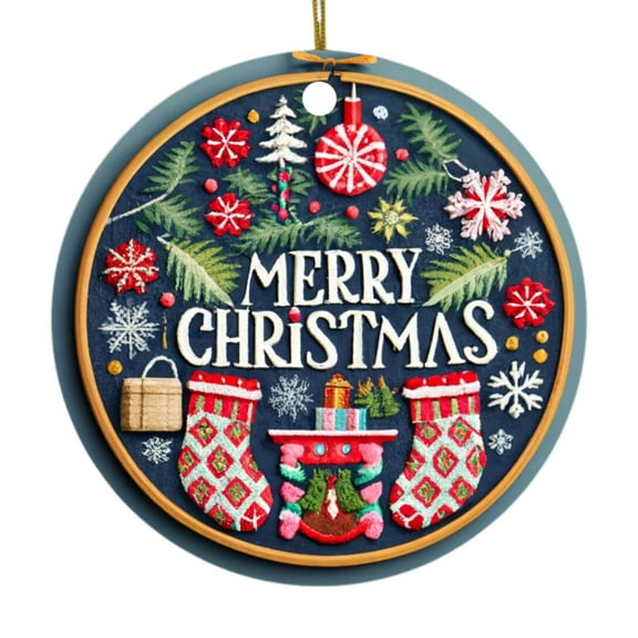 HOMBOTI Christmas Ornaments 2024 Christmas Home Decoration Hanging Bedroom Living Room Festive Ambience Decoration Hanging Decoration