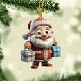 thumbnail image 1 of HOMBOTI Christmas Tree Ornaments New Santa Christmas Tree Small Pendant Christmas Decorations Acrylic Flat Pendant, 1 of 6
