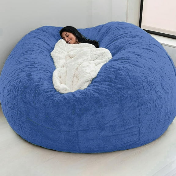 CSSAD Beanbag Chair, Oversized Bean Bag Chair with Inner Bag for Bedroom College Dorm, Living Room Furniture Sofa, Washable Comfy Velvet Suede
