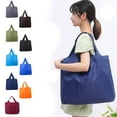 thumbnail image 1 of HOMBOTI Shopping Bags Reusable Large Foldable Tote Bag Portable Grocery Bags Machine Washable Eco-Friendly, 1 of 8