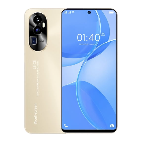 HOMBOTI Smart Phone Clearance Unlocked Phone 7.3 Inch Android 13 Smart Phone 16GB Standby 7800mAh Network Mobile Phone