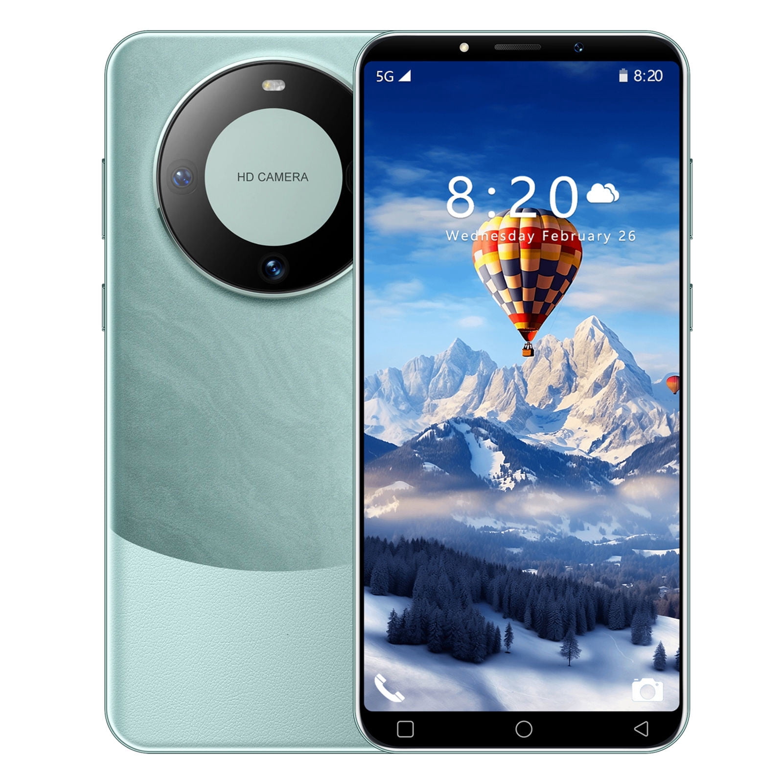 HOMBOTI Smart Phone Clearance Unlocked Phone Phone Water Drop Screen Android 8.1