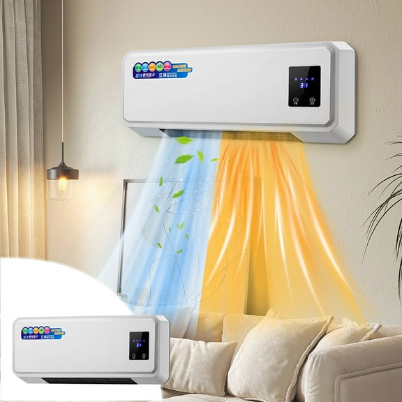 HOMBOTI Wall Heater Clearance, Electric Wall Heaters for Inside, Adjustable Thermostat, Large Room Coverage, Easy-Mount Fast Space Heater for Bedroom