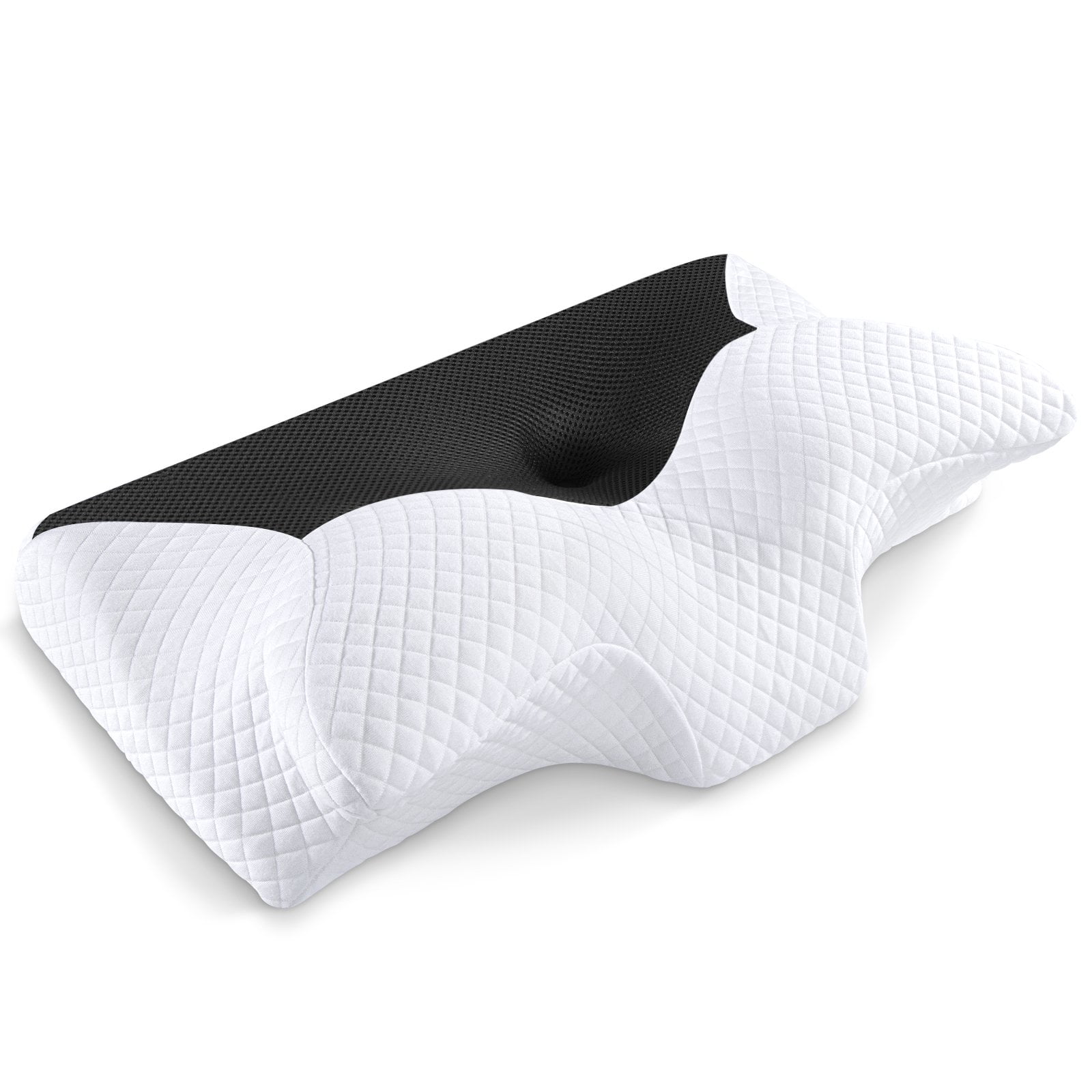 https://i5.walmartimages.com/seo/HOMCA-Cervical-Pillow-Memory-Foam-Sleeping-Pillows-Contour-Neck-Pain-Relief-Orthopedic-Bed-Side-Sleepers-Back-Stomach-2-87-lb-Black_6d157f7f-cea6-4b57-a683-eab356801f06.81c0e4454675c3d1a2a3d1a7b7599463.jpeg