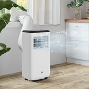 HOMCOM 10,000 BTU 440 Sq Ft room Portable Air Conditioner, White