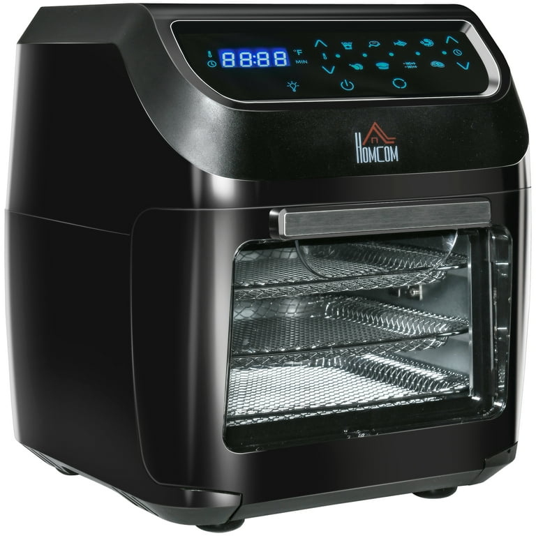 https://i5.walmartimages.com/seo/HOMCOM-12-QT-Air-Fry-Oven-8-In-1-Countertop-Oven-Combo-with-Air-Fry-Roast-Broil-Bake-and-Dehydrate-1700W-with-Accessories-and-LED-Display-Black_d31e0518-13b2-4b10-b017-ad37a0495f36.8a678054b84051a848052a4215eddee7.jpeg?odnHeight=768&odnWidth=768&odnBg=FFFFFF
