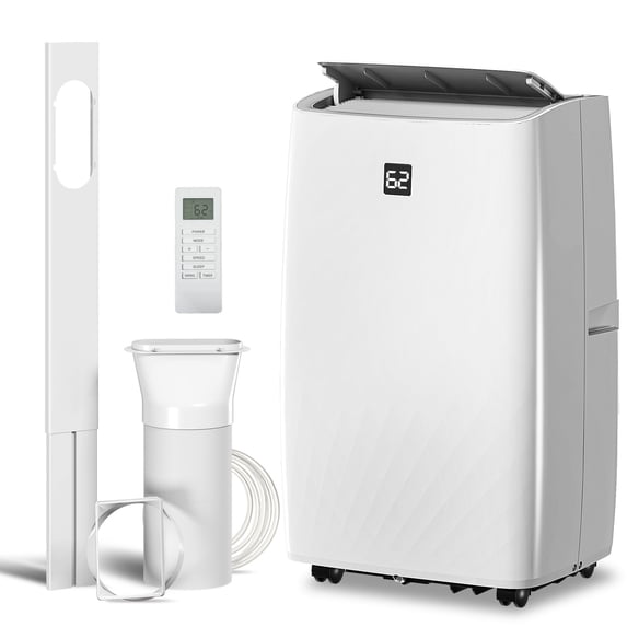 HOMCOM 14000 BTU Portable Air Conditioner with Dehumidifier & Fan, AC Unit