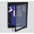 thumbnail image 1 of HOMCOM 24" x 32" Sports Jersey Memorabilia Shadow Box Frame Acrylic Display Case - Black, 1 of 9