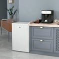 thumbnail image 1 of HOMCOM 3 Cu Ft Mini Freezer, Reversible Door, Under Counter Freezer, White, 1 of 10