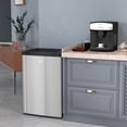thumbnail image 1 of HOMCOM 3 Cu Mini Freezer with Reversible Single Door, Silver, 1 of 10