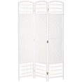 thumbnail image 1 of HOMCOM 3 Panel Room Divider Folding Privacy Screen 5.6' Room Separator, 1 of 8