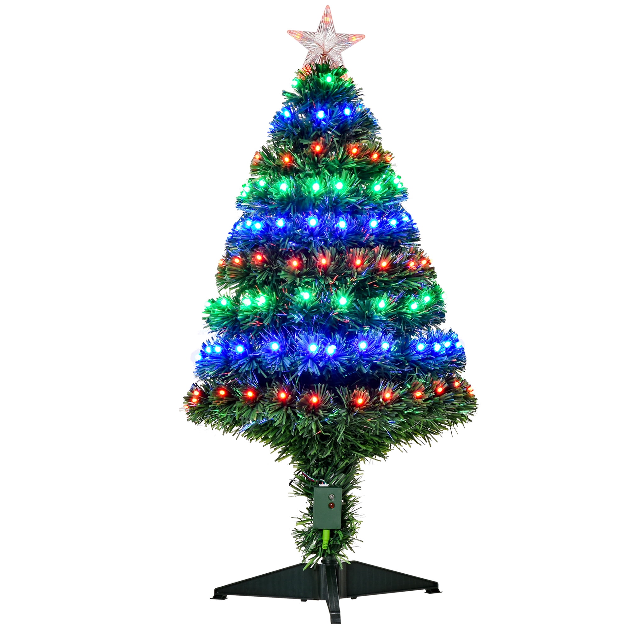 3ft Tall Douglas Fir PreLit Artificial Christmas Tree with