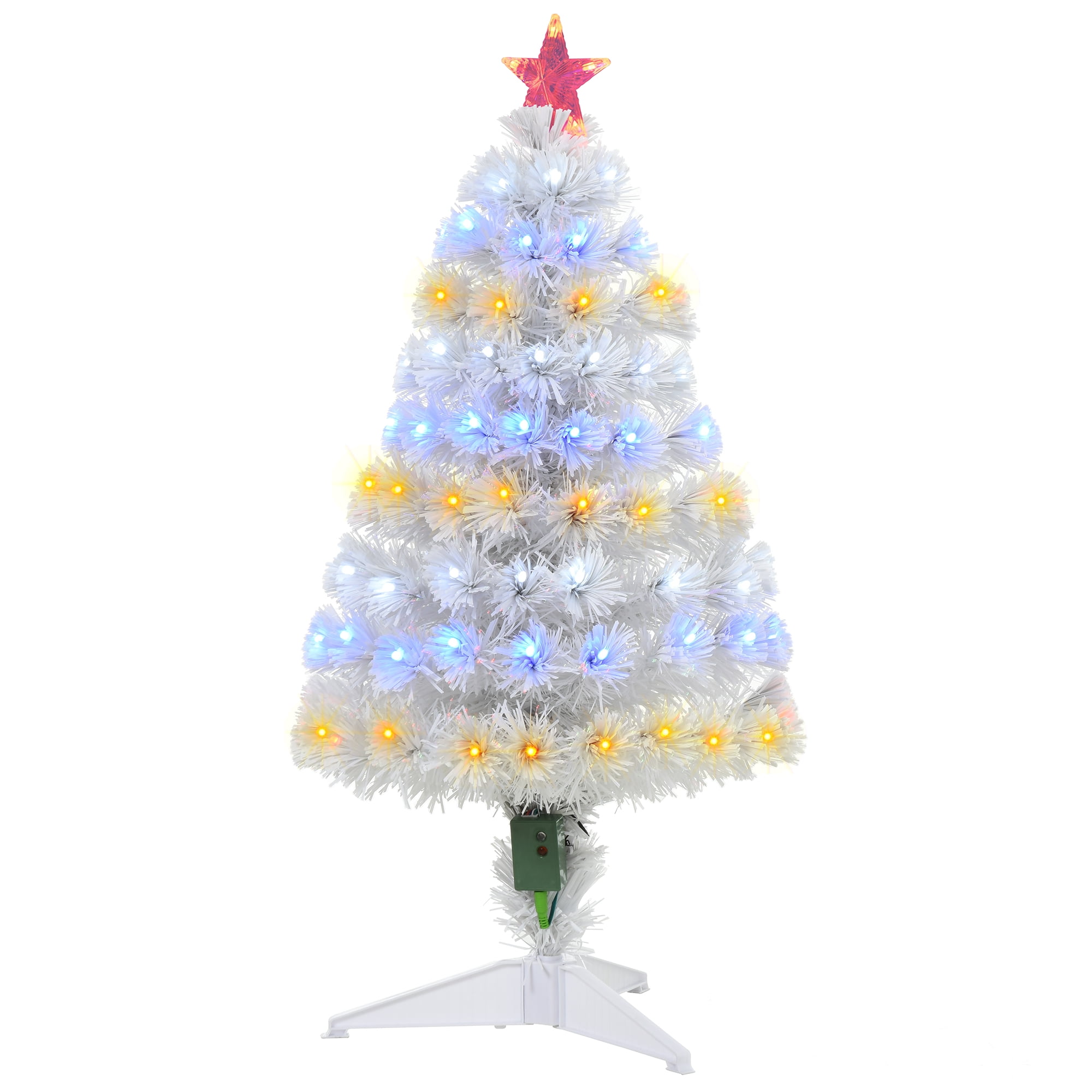 3ft Tall PreLit Douglas Fir Artificial Christmas Tree with