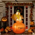 thumbnail image 1 of HOMCOM 4.9ft Inflatable Thanksgiving Turkey, Thanksgiving Decoration with LED Lights for Garden Indoor Outdoor, 1 of 9