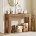 thumbnail image 1 of HOMCOM 47" Console Table, Modern Narrow Sofa Table for Living Room, Entryway, Hallway, Walnut, 1 of 9