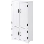 HOMCOM 48.5" Kitchen Pantry, Storage Cabinet, Cupboard Organizer