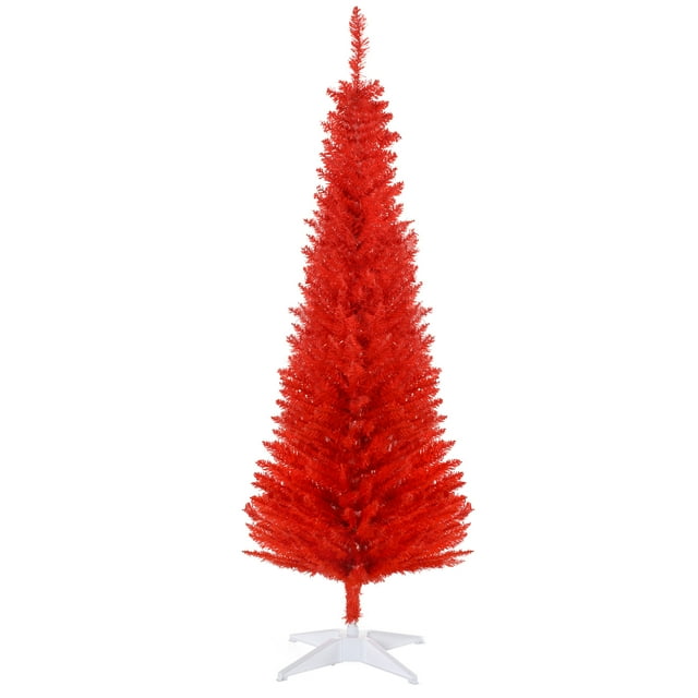 5' Artificial Pencil Christmas Tree, Slim Xmas Tree with 294