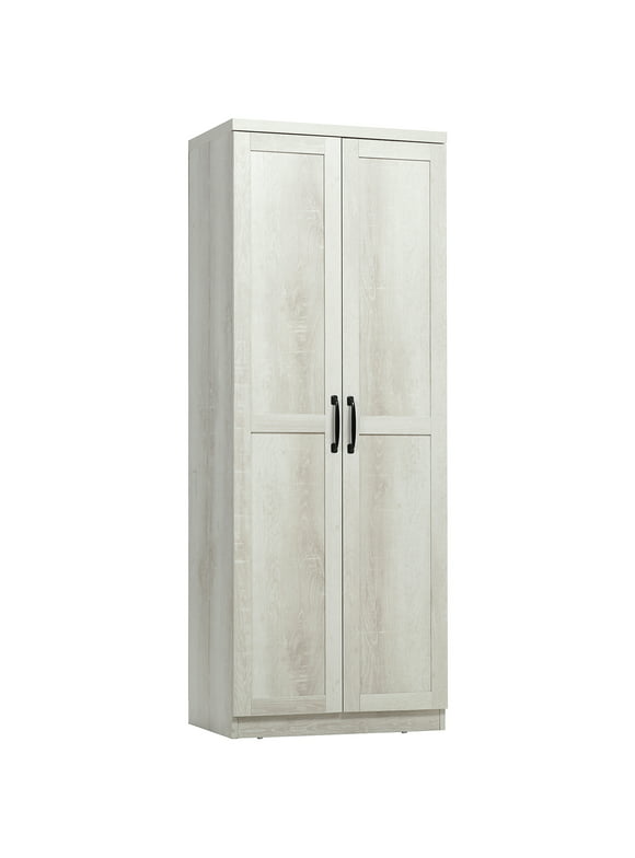 HOMCOM 63" 2-Door Kitchen Pantry, Freestanding Storage Cabinet with 2 Adjustable Shelves for Kitchen or Living Room, White